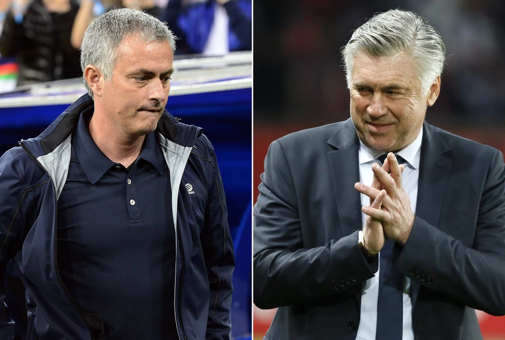 Jose Mourinho i Carlo Ancelotti Jose Mourinho i Carlo Ancelotti