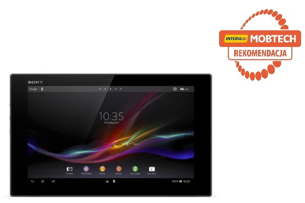 Sony Xperia Tablet Z otrzymał rekomendację serwisu Mobtech.interia.pl