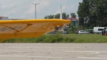 Piper Cub po awaryjnym lądowaniu