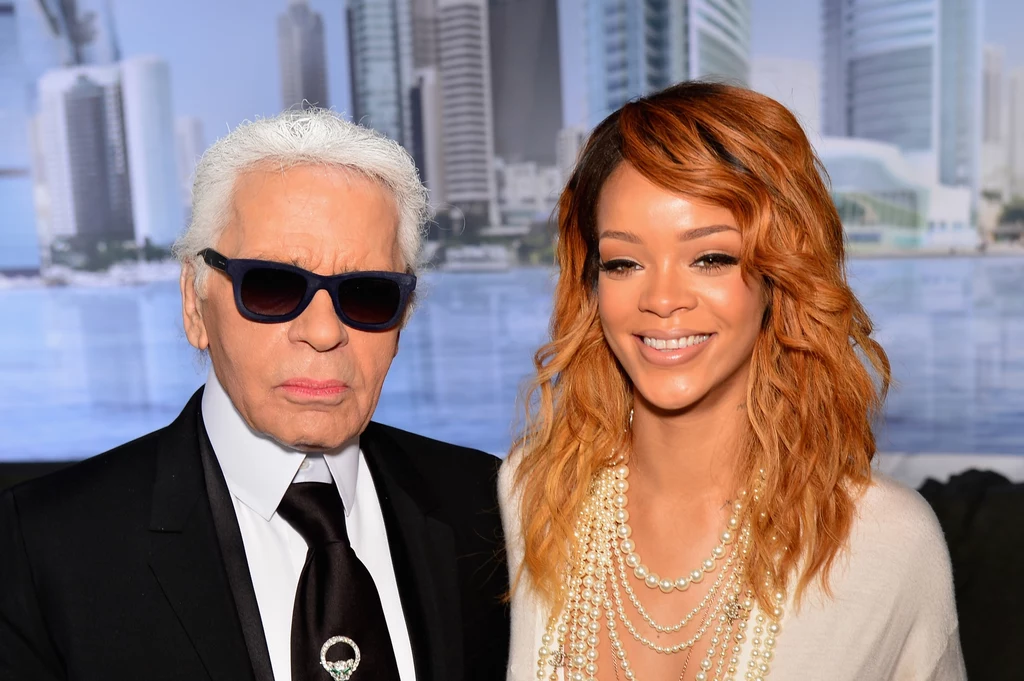 Karl Lagerfeld i Rihanna