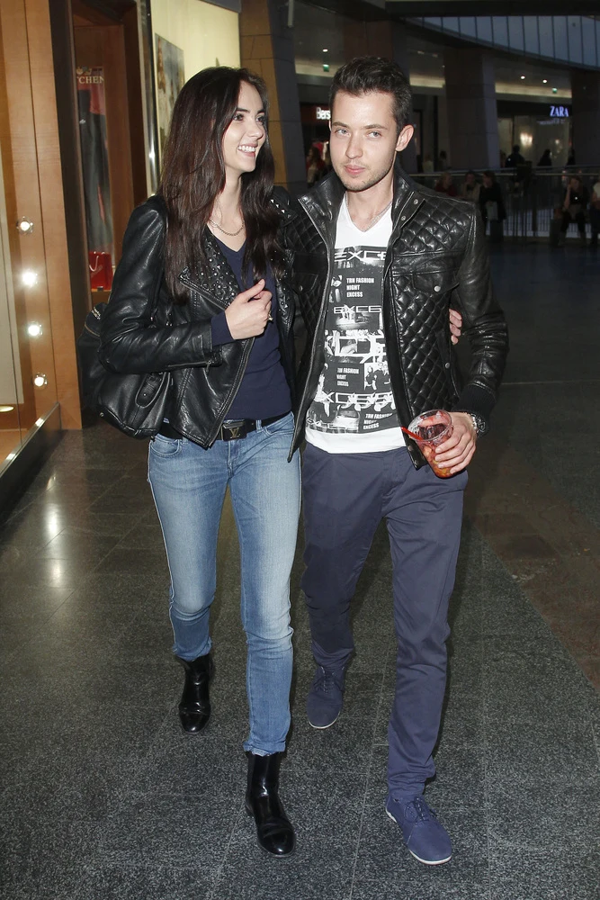 Marcela Leszczak z chłopakiem Marcela Leszczak z chłopakiem