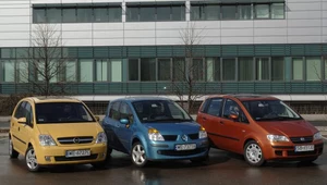 Używane: Fiat Idea, Opel Meriva, Renault Modus