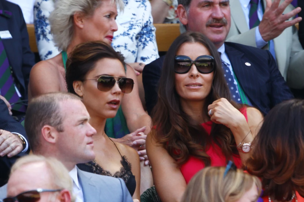 Wayne Rooney, Victoria Beckham i Tana Ramsey 