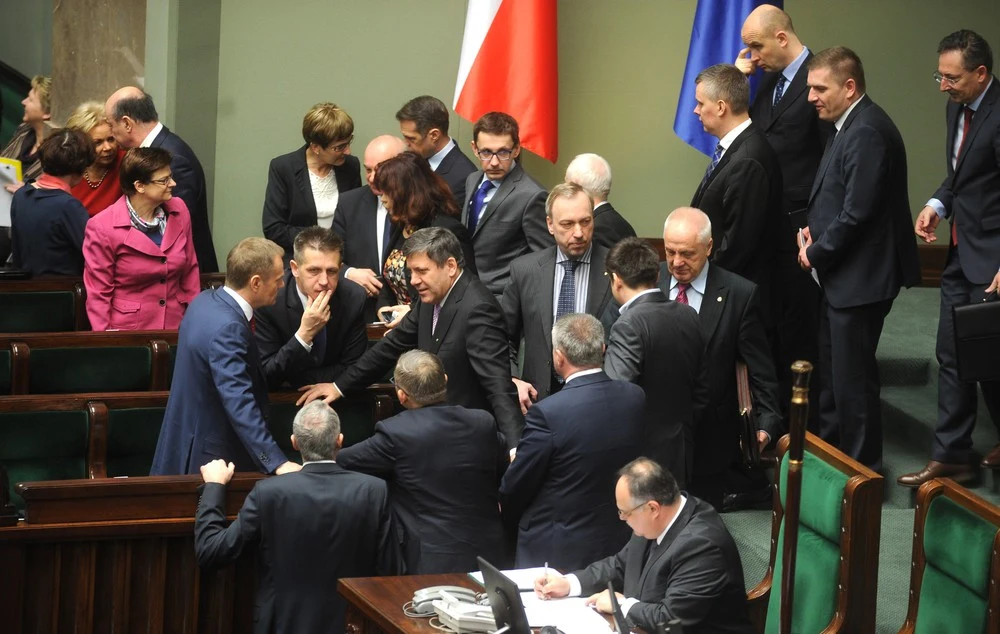 Donald Tusk i jego ministrowie