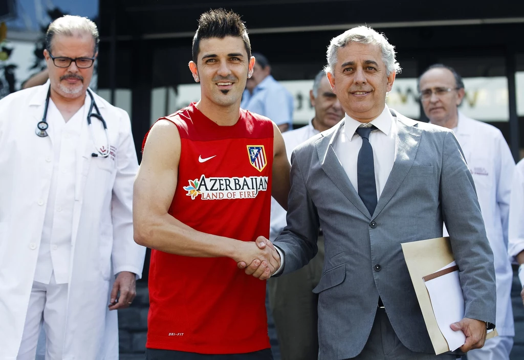 David Villa po testach medycznych w madryckim klubie
