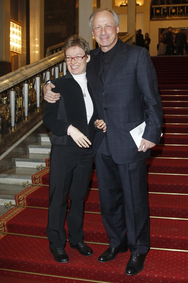 Paweł Wawrzecki z córką Anną