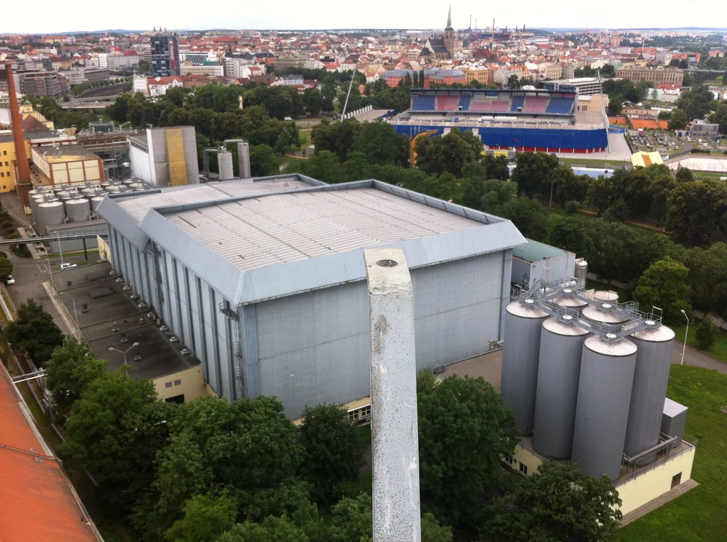 Browar z widokiem na stadion