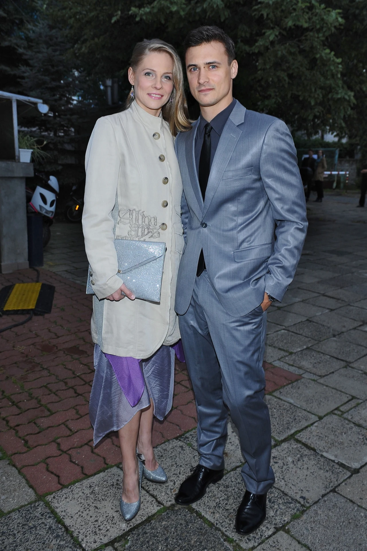 Mateusz Damięcki z partnerką Pauliną Andrzejewską Mateusz Damięcki z partnerką Pauliną Andrzejewską