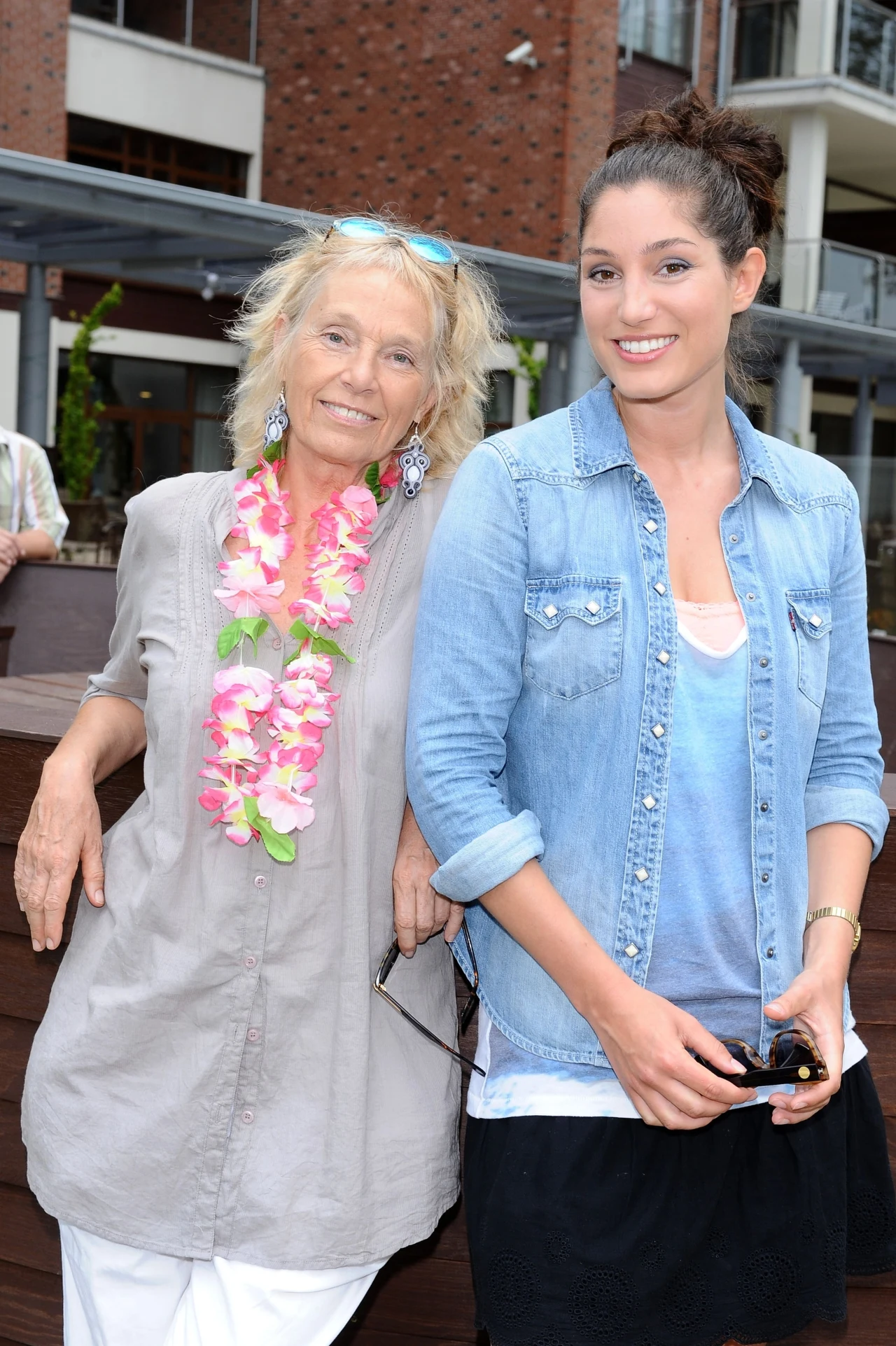 Małgorzata Braunek z córką Oriną Krajewską Małgorzata Braunek z córką Oriną Krajewską