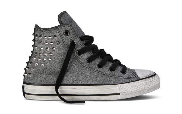 Wysokie szare Chuck Taylor All Star Collar Studs Wysokie szare Chuck Taylor All Star Collar Studs