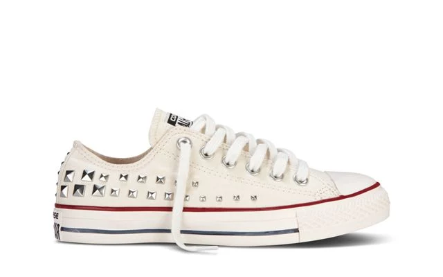 Niskie białe Chuck Taylor All Star Collar Studs Niskie białe Chuck Taylor All Star Collar Studs