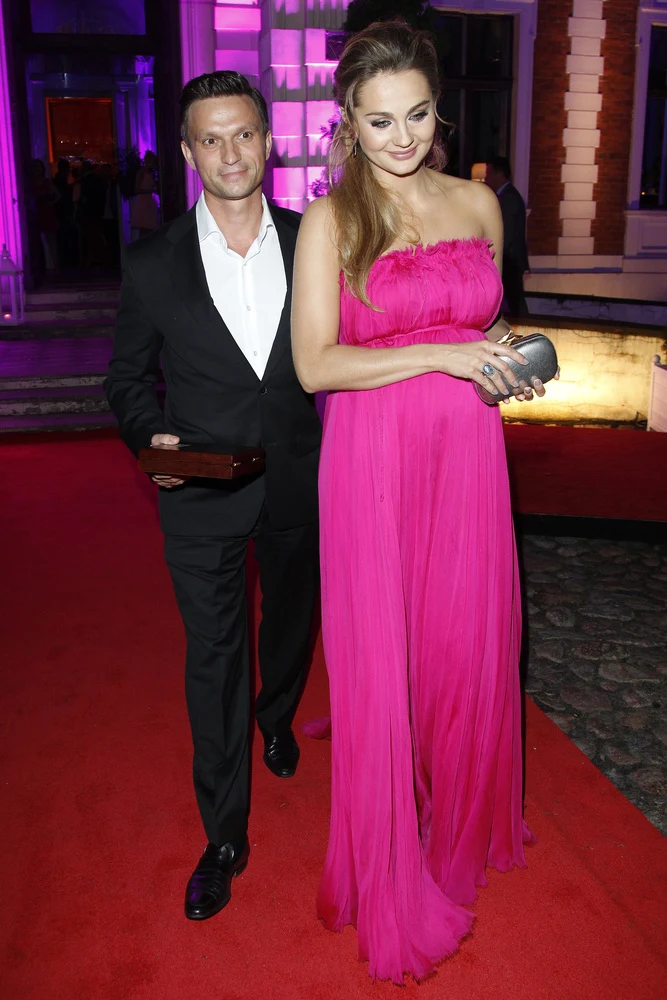 Małgorzata Socha z mężem Krzysztofem Małgorzata Socha z mężem Krzysztofem