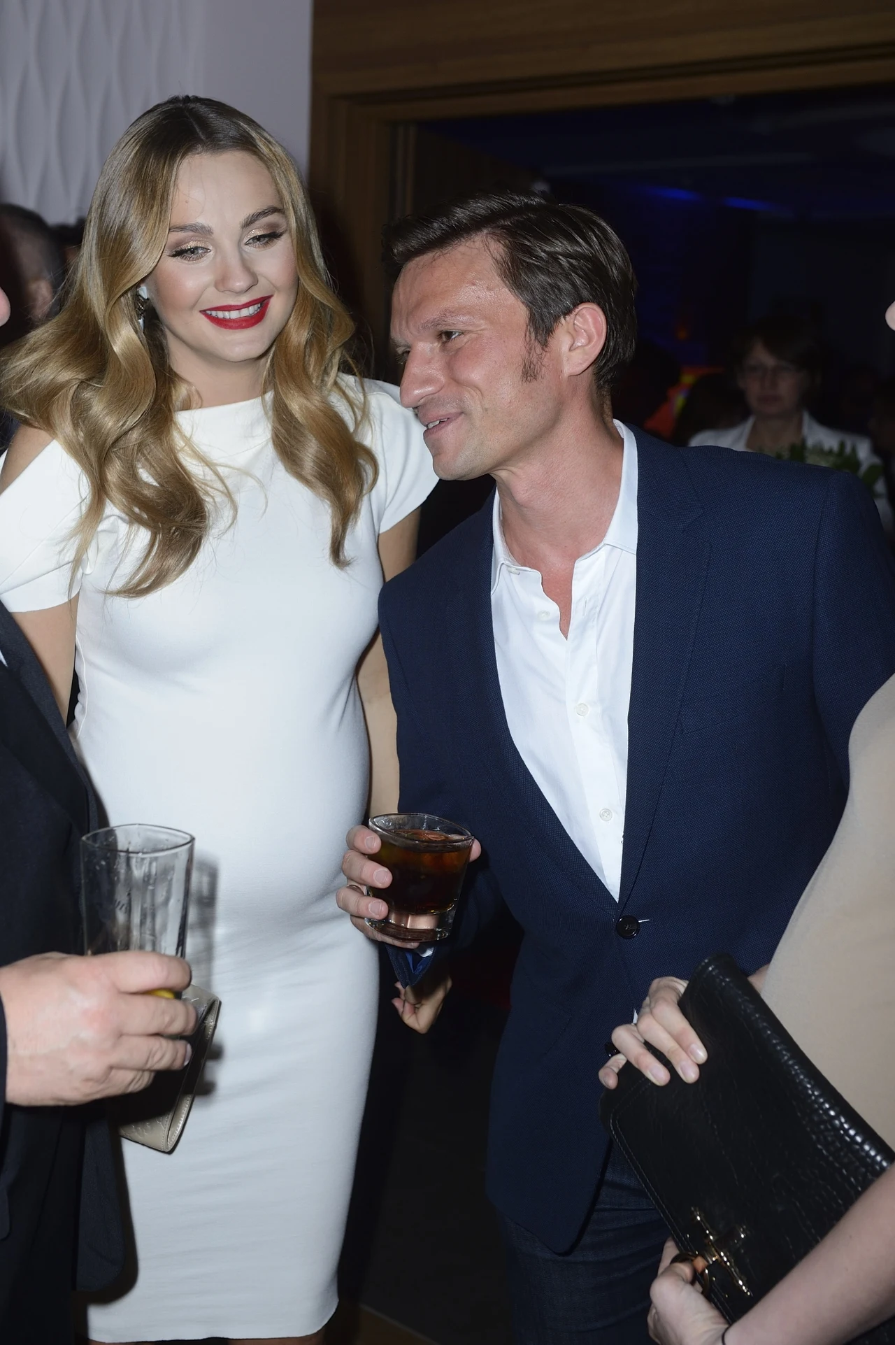 Małgorzata Socha z mężem