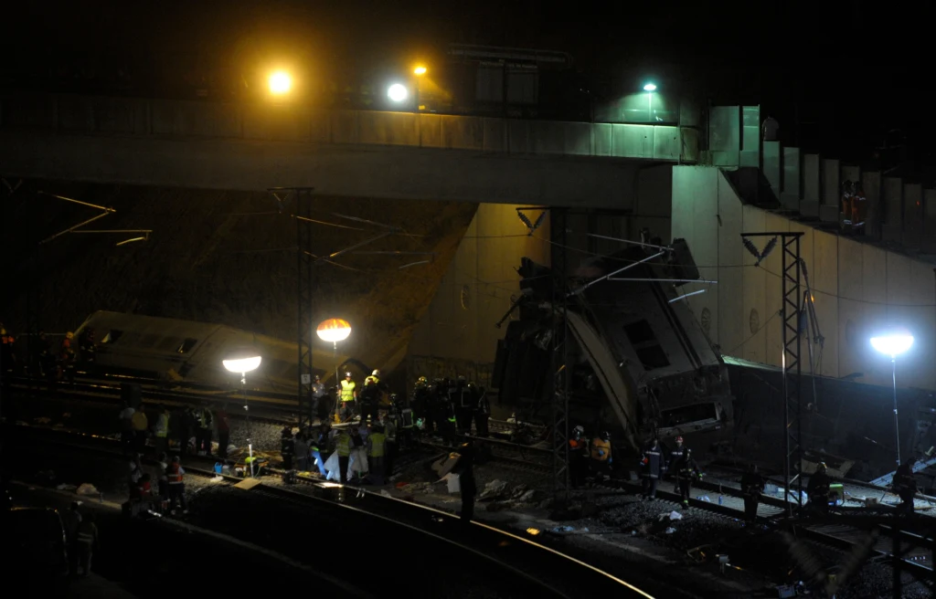 Katastrofa kolejowa pod Santiago de Compostela