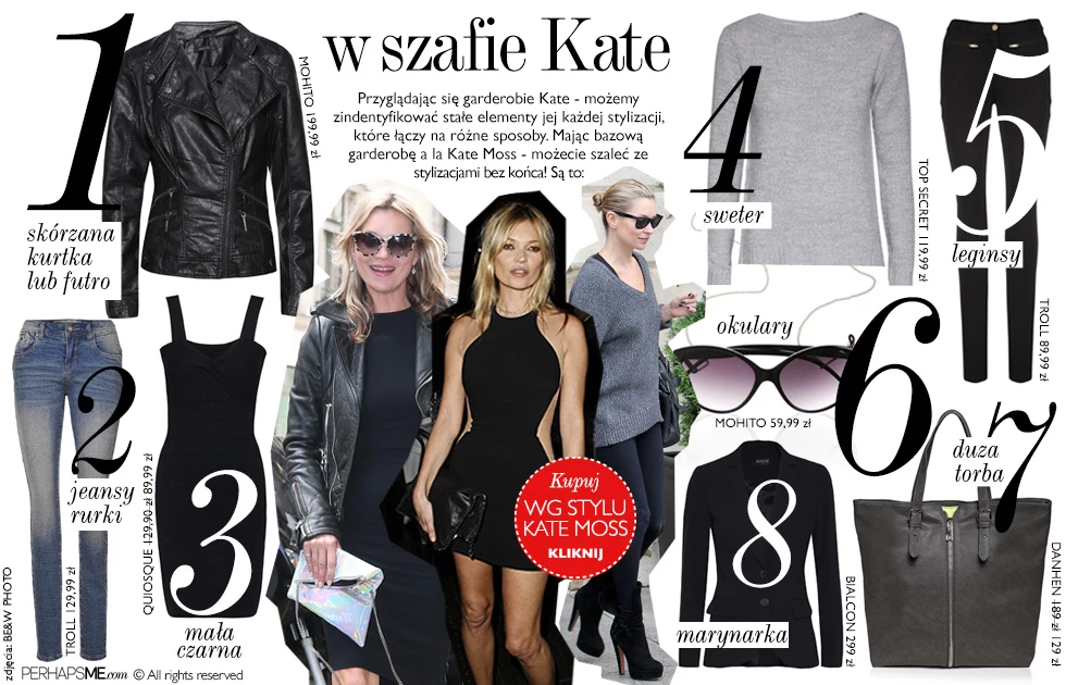 Chcesz wyglądać jak Kate Moss? Zobacz podpowiedzi stylizacyjne! Chcesz wyglądać jak Kate Moss? Zobacz podpowiedzi stylizacyjne!