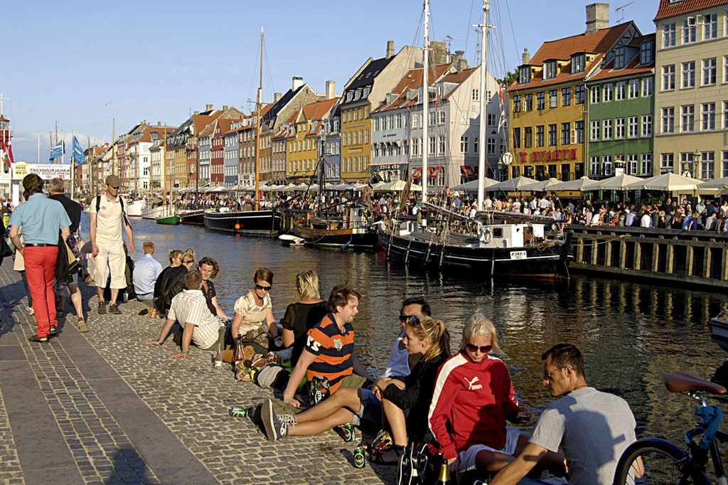 Dzielnicą rozrywki w Kopenhadze jest Nyhavn