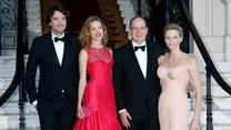 Natalia Vodianova,  książę Albert, księżna Charlene  