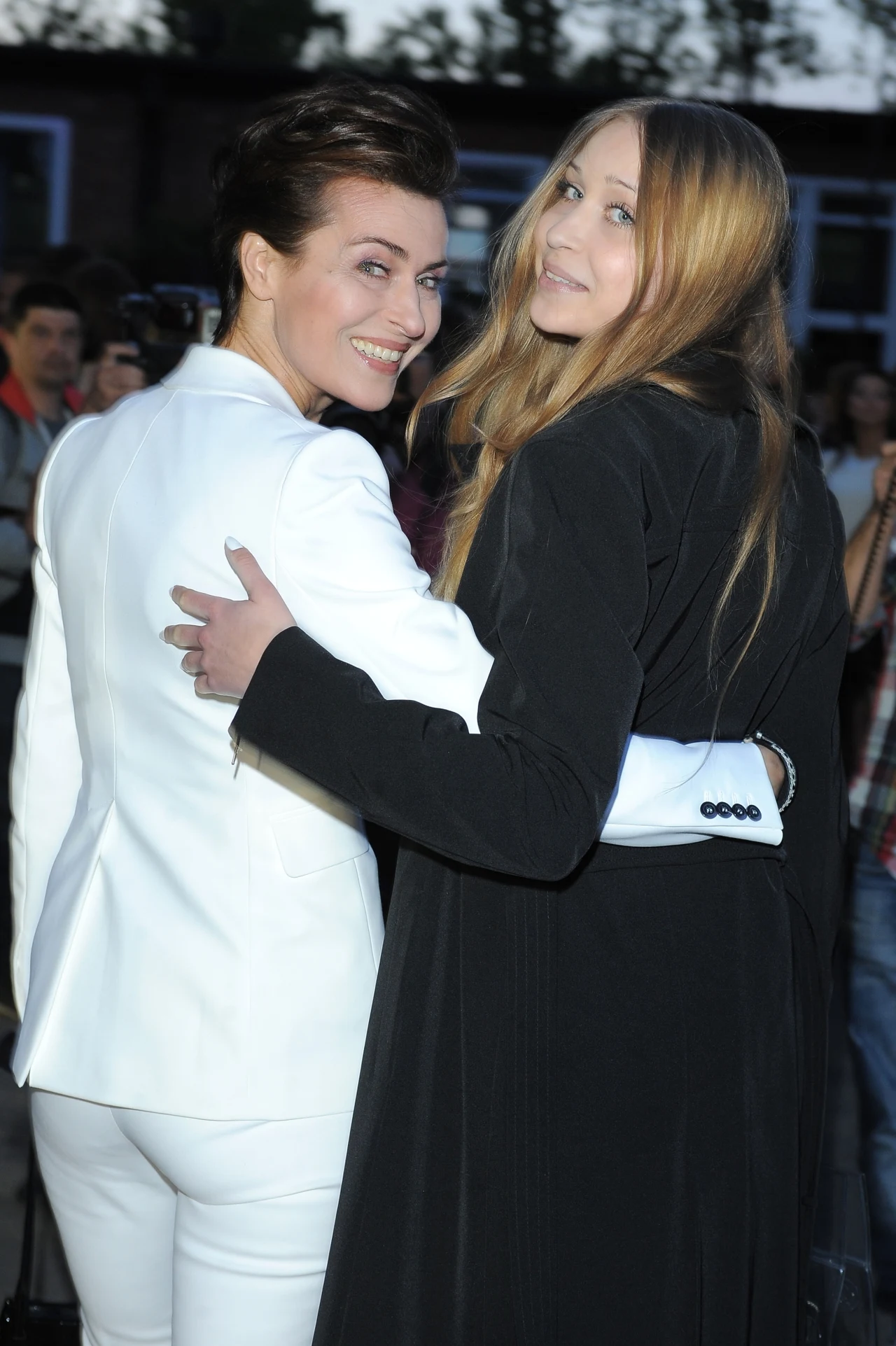 Danuta Stenk z córką, której nie wprowadza na salony Danuta Stenk z córką, której nie wprowadza na salony