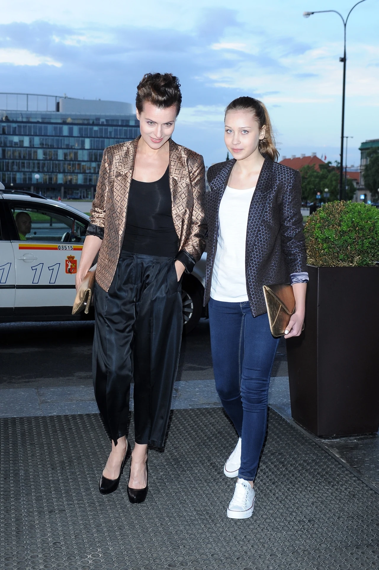 Danuta Stenk z córką, której nie wprowadza na salony Danuta Stenk z córką, której nie wprowadza na salony