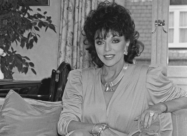 Joan Collins - październik 1984 roku