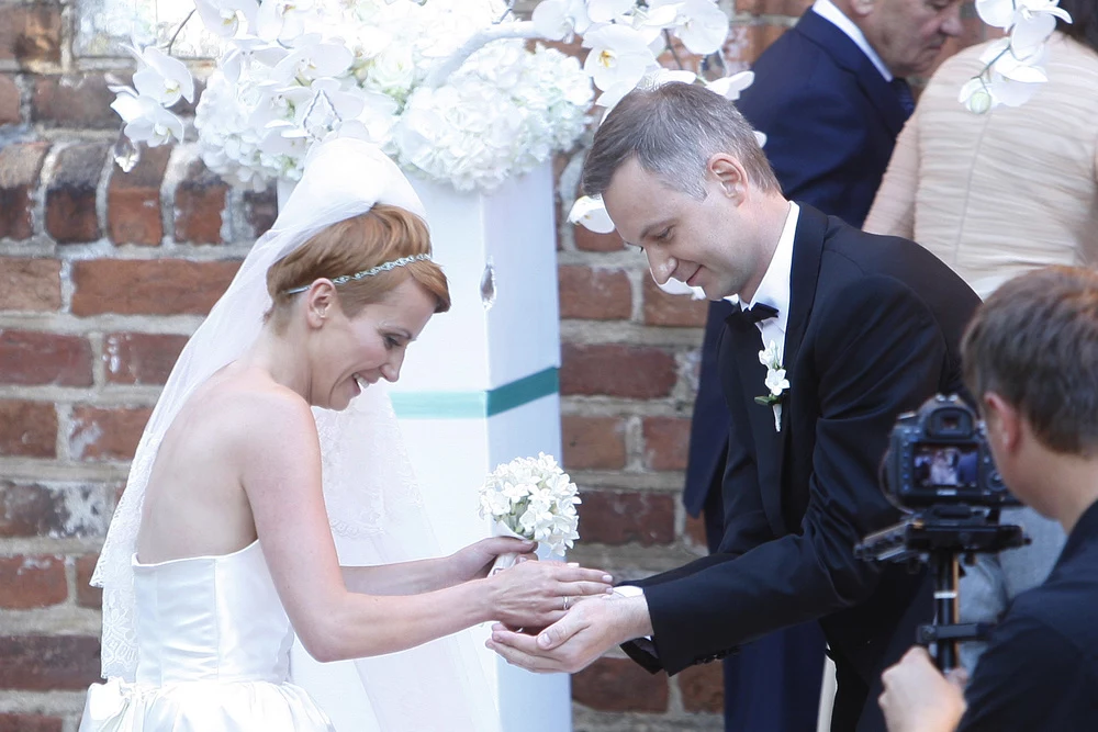 Katarzyna Zielińska i Wojciech Domański