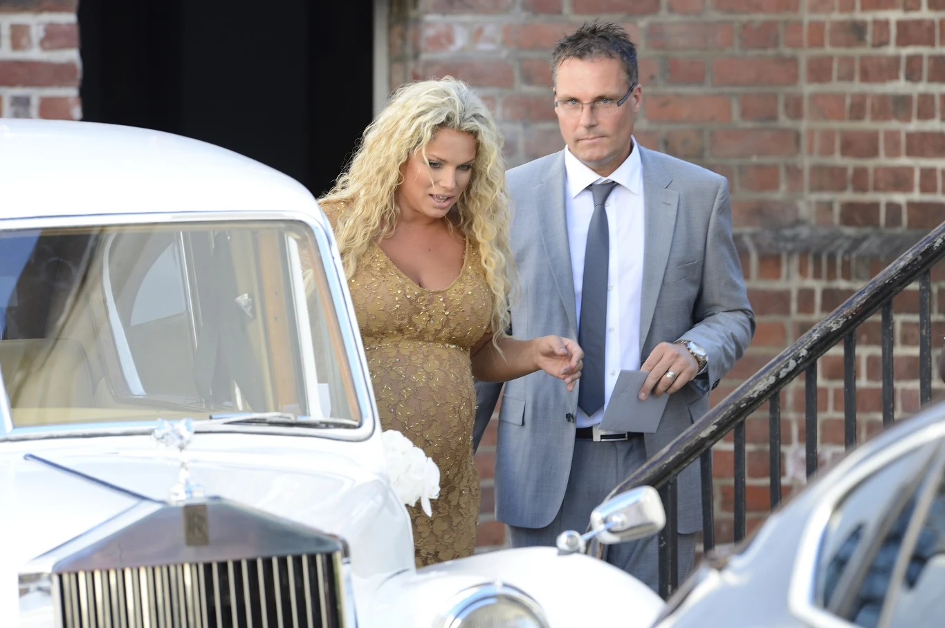 Ciężarna Joanna Liszowska z mężem Ciężarna Joanna Liszowska z mężem