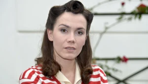 Olga Bołądź na planie 6. serii "Czasu honoru" 