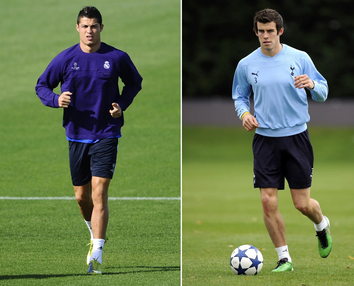 Cristiano Ronaldo i Gareth Bale. Cristiano Ronaldo i Gareth Bale.