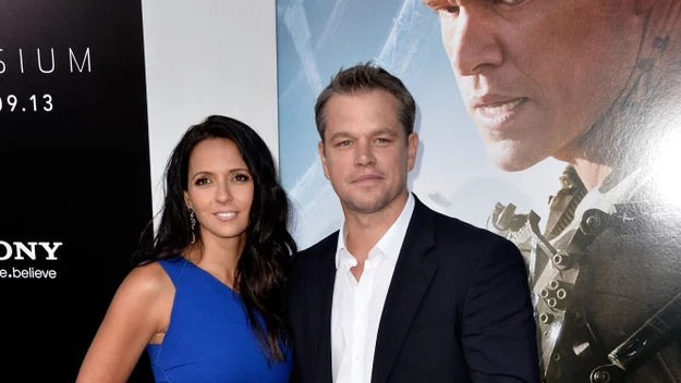 Matt Damon i Luciana Barroso