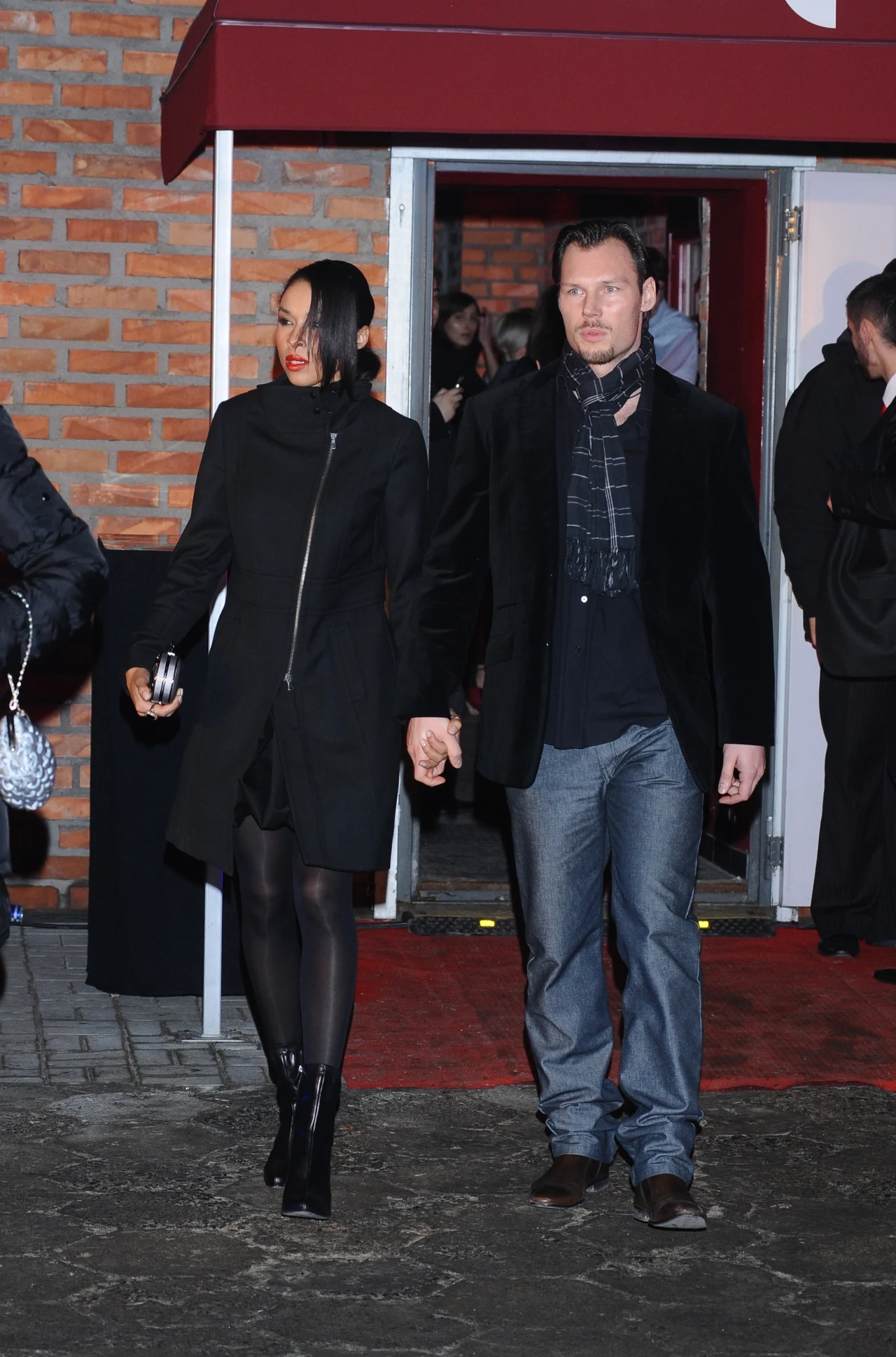 Omenaa Mensah z mężem Omenaa Mensah z mężem