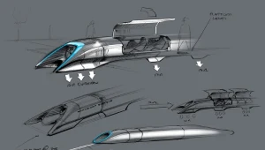 Szkice do "Hyperloop"
