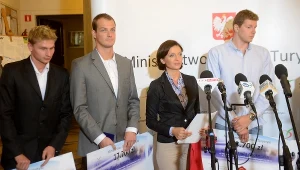 Radosław Kawęcki, Paweł Korzeniowski, Joanna Mucha i Konrad Czerniak