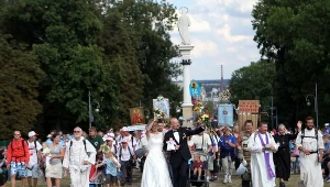 Uczestnicy 302. Warszawskiej Pieszej Pielgrzymki na Jasnej Górze