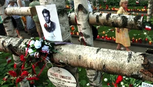 Grób Tadeusza Zawadzkiego, ps. "Zośka" na Wojskowym Cmentarzu na Powązkach