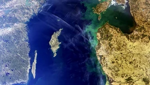 Morze Bałtyckie - zdjęcie satelitarne