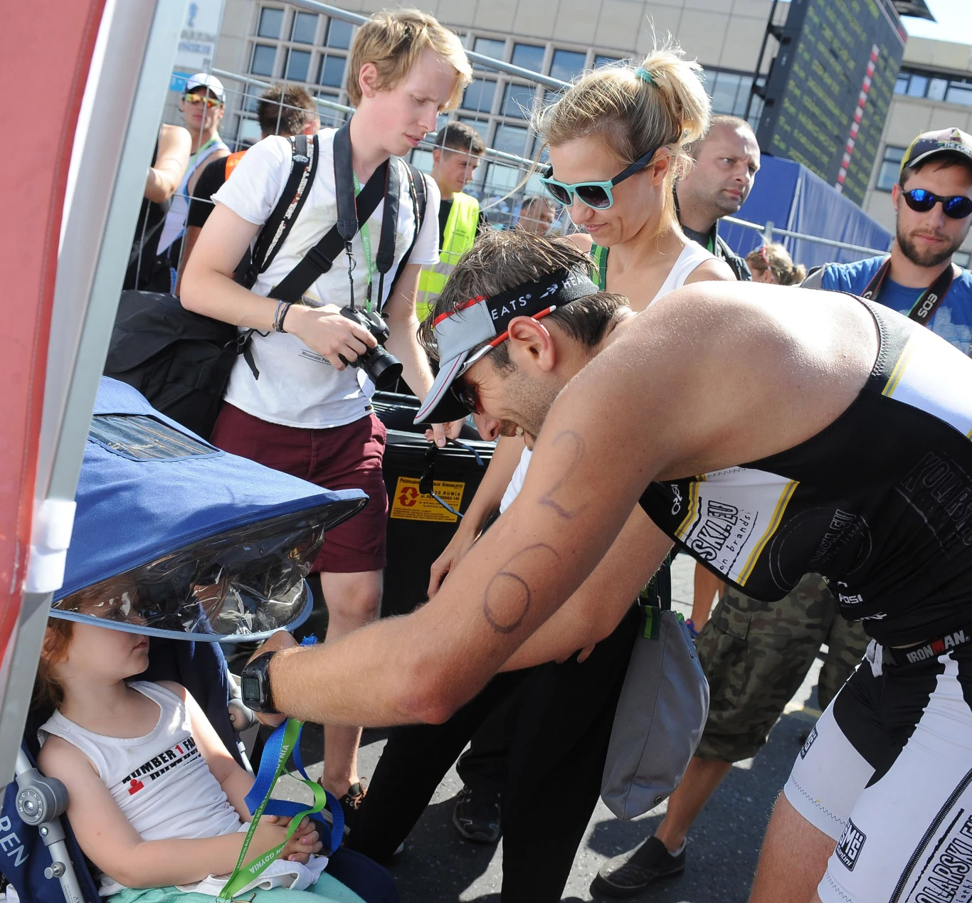 Joanna i Maciej z córką Janiną Joanna i Maciej z córką Janiną