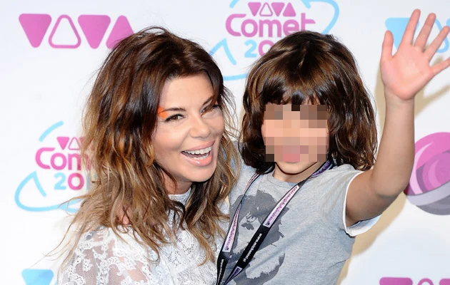 Edyta Górniak z synem Allankiem