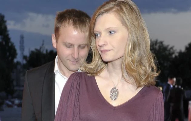 Agata Buzek z mężem Agata Buzek z mężem