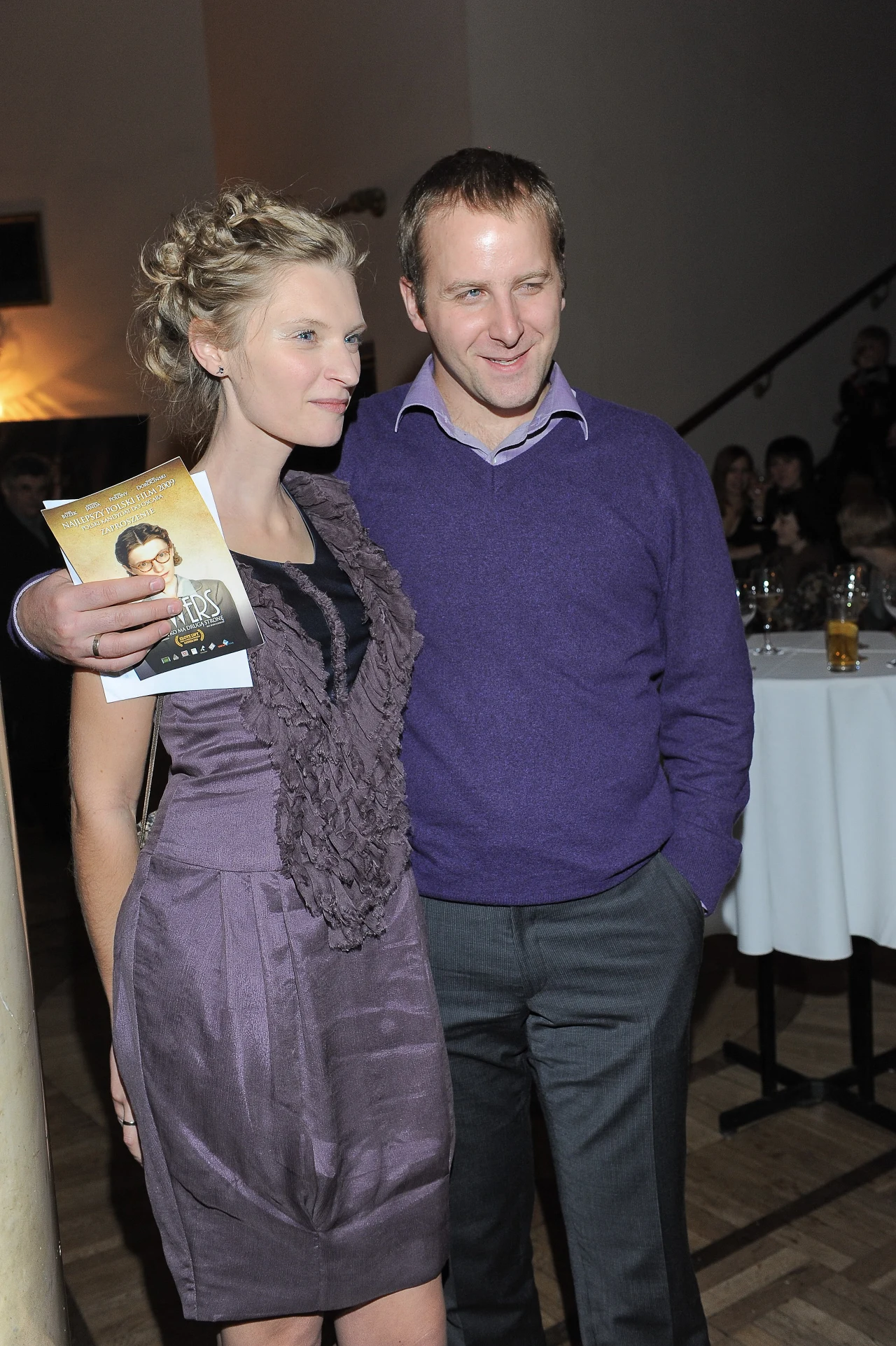 Agata Buzek z mężem Agata Buzek z mężem