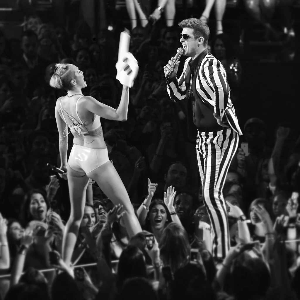Miley Cyrus i Robin Thicke Miley Cyrus i Robin Thicke