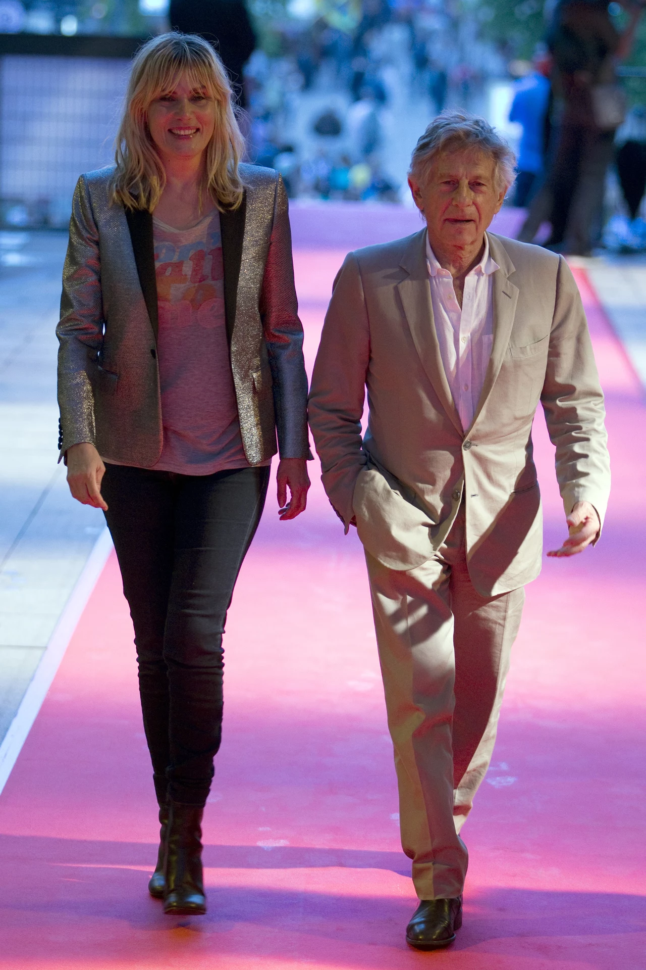 Emmanuelle Seigner i Roman Polański Emmanuelle Seigner i Roman Polański