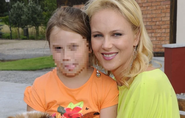 Anna Samusionek z córką Anna Samusionek z córką