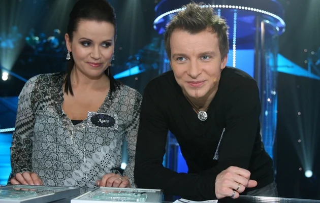 Piotr Kupicha i żona Agata