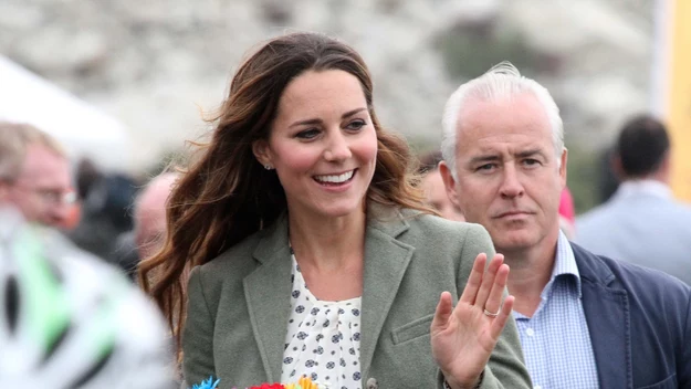 Księżna Kate wraz z mężem Williamem na ceremoni otwarcia maratonu w Walii