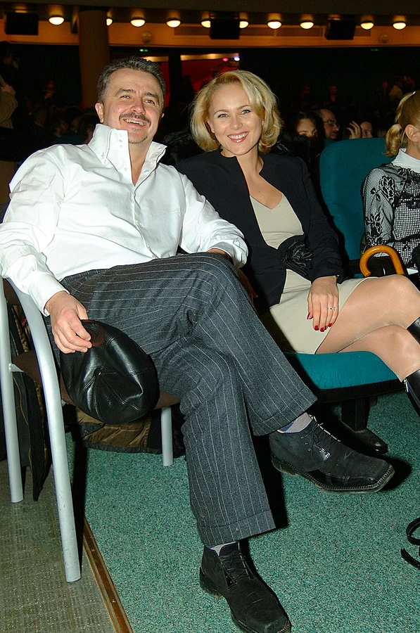 Anna z byłym mężem Anna z byłym mężem