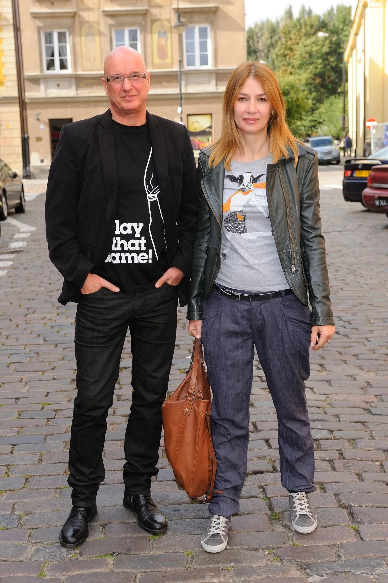 Grażyna Wolszczak i Cezary Harasimowicz