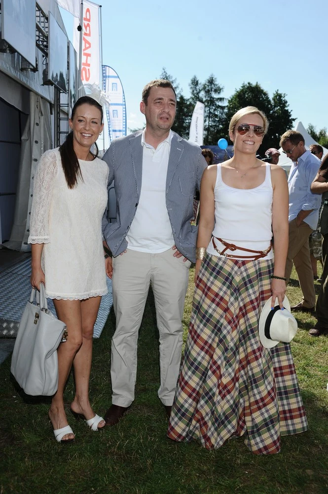 Małgorzata z byłym mężem i przyjaciółką, Karoliną Ferenstein