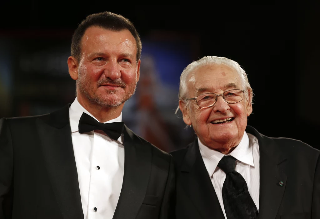 Robert Więckiewicz, Andrzej Wajda Robert Więckiewicz, Andrzej Wajda