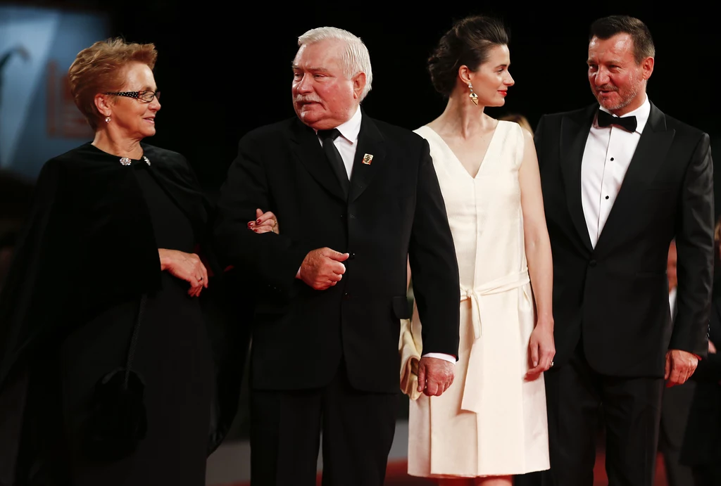 Danuta i Lech Wałęsa, Agnieszka Grochowska i Robert Więckiewicz Danuta i Lech Wałęsa, Agnieszka Grochowska i Robert Więckiewicz