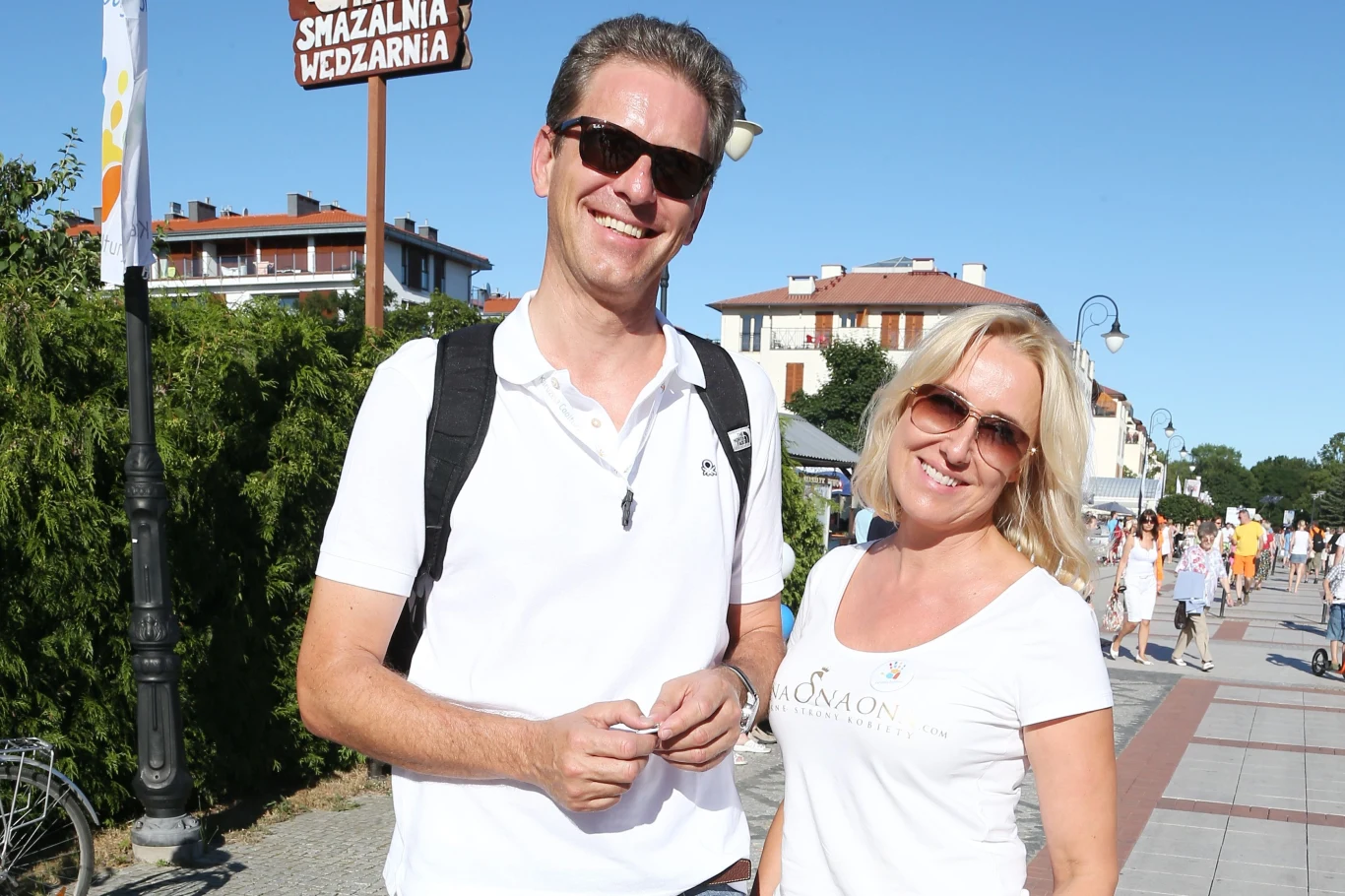 Agata Młynarska z narzeczonym Przemysławem Schmidtem